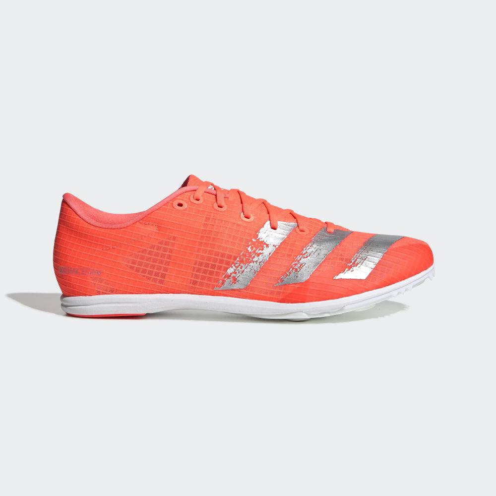 Adidas Men's Distancestar Track Spikes Coral/Silver Metal Ireland EE4671